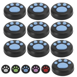 Cubierta de empuñaduras de pulgar de pata de gato, tapa de silicona basculante de Joystick Universal para Nintendo Switch/Switch Lite