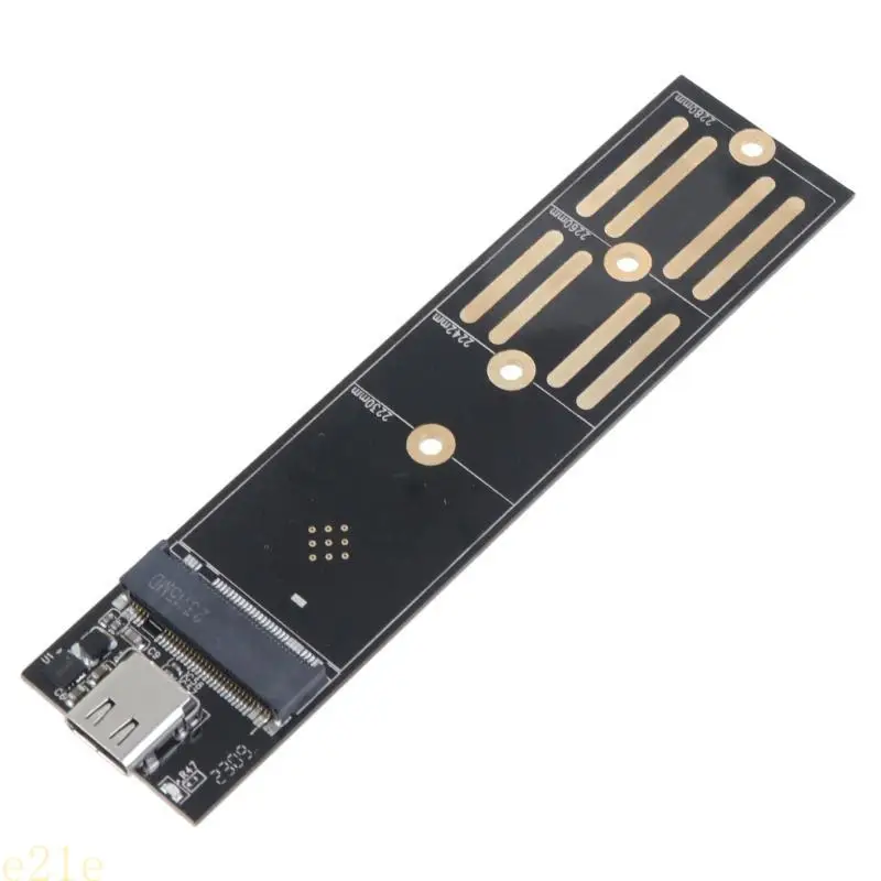 E21E DUAL PROTOCO Distinato estado sólido NVME NGFF SSD a USB3.1 Adaptador 10G para disco duro externo M/B+M - imagen 4