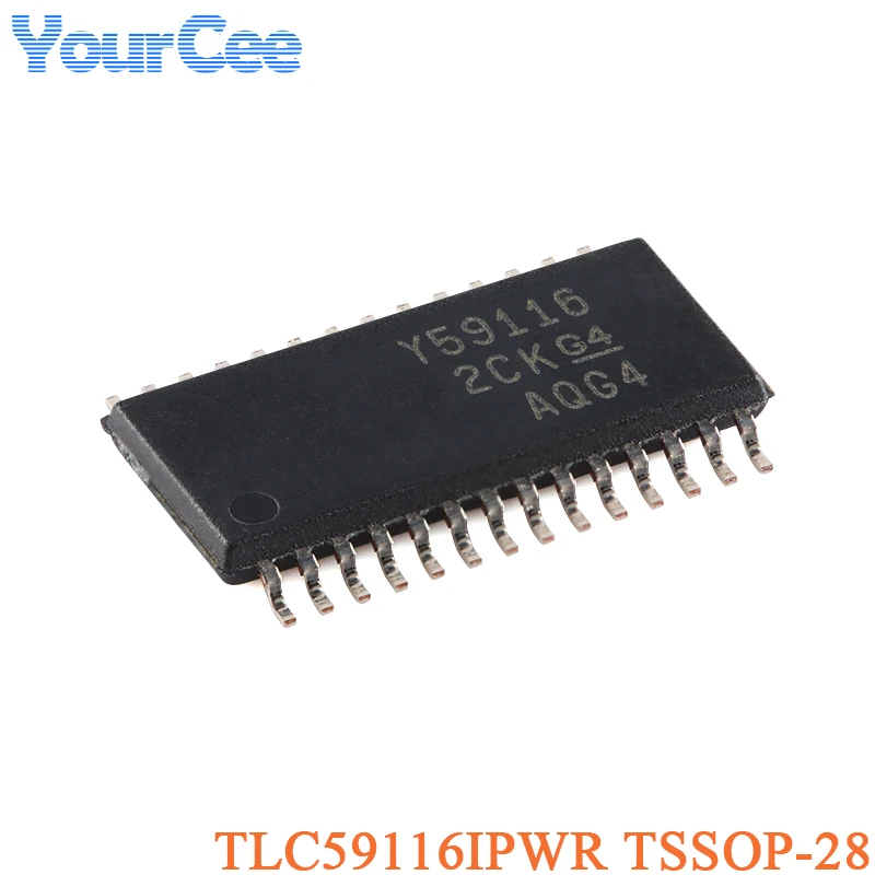 2 uds TLC59108IPWR TSSOP-20 TLC59116IPWR TSSOP-28 TLC59108 TLC59116 Chip controlador MAX232 MAX3221 MAX3232 MAX3243 SN74LS07N SN75179 - imagen 3