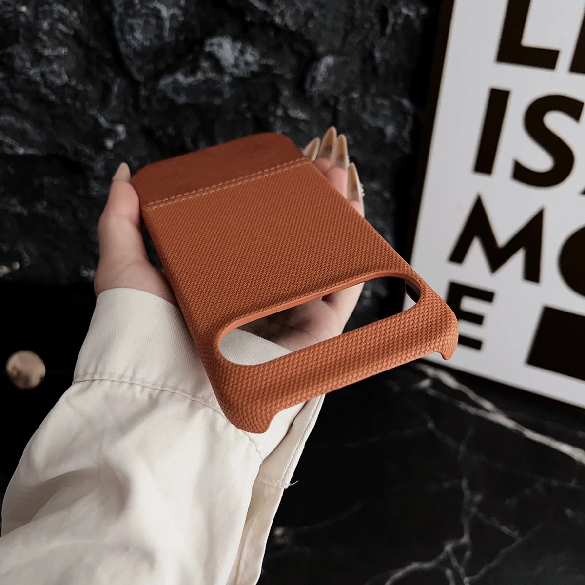 Funda magnética de cuero y tela para Google Pixel 10 9 8 Pro XL 8A, funda con imán de bloque de color para Fundas antigolpes Mag-safe Charge - imagen 5