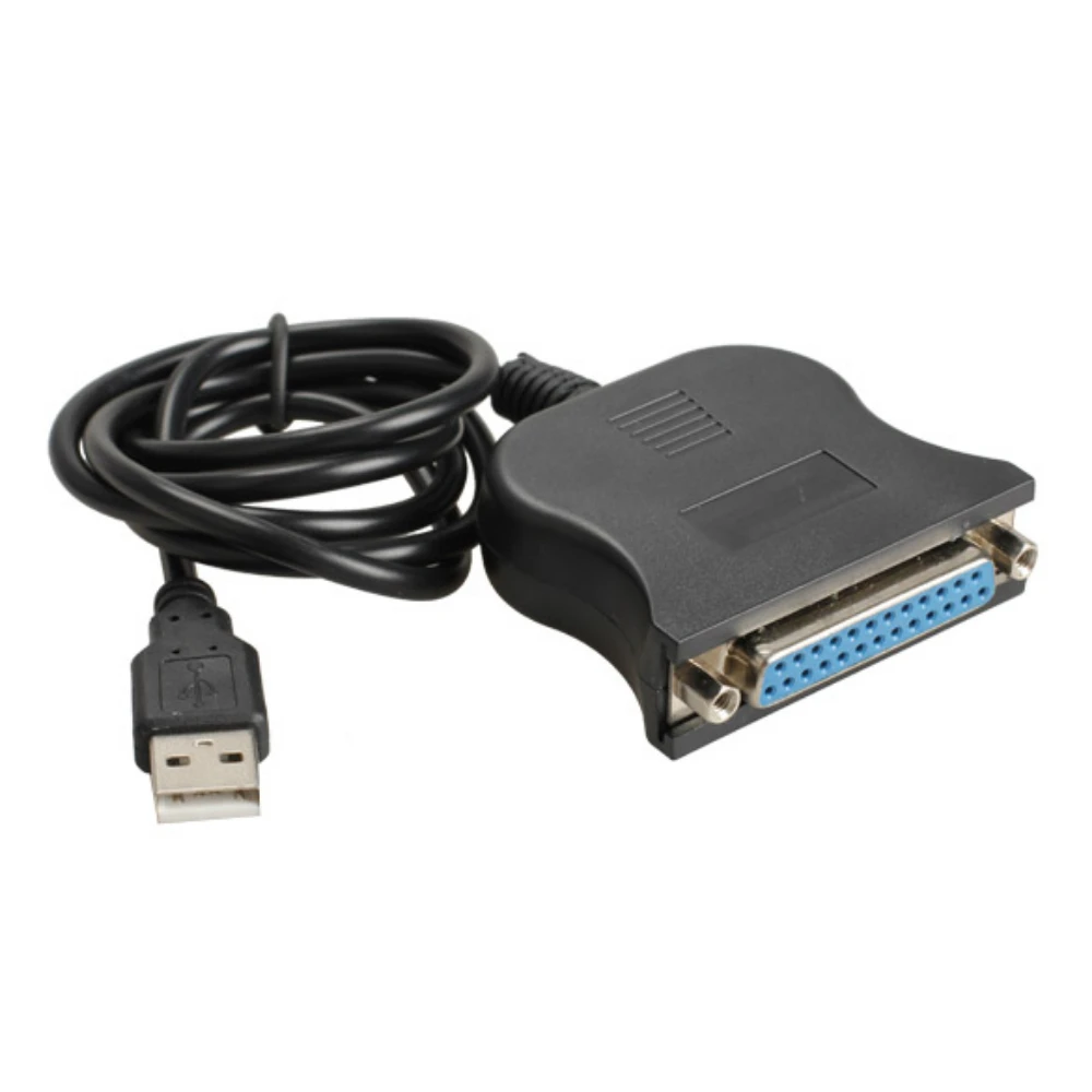 Cable USB A IEEE 1284, convertidor de impresión LPT paralelo de 25 pines, adaptador de Puerto hembra A DB25 para impresora PC de escritorio y oficina - imagen 2