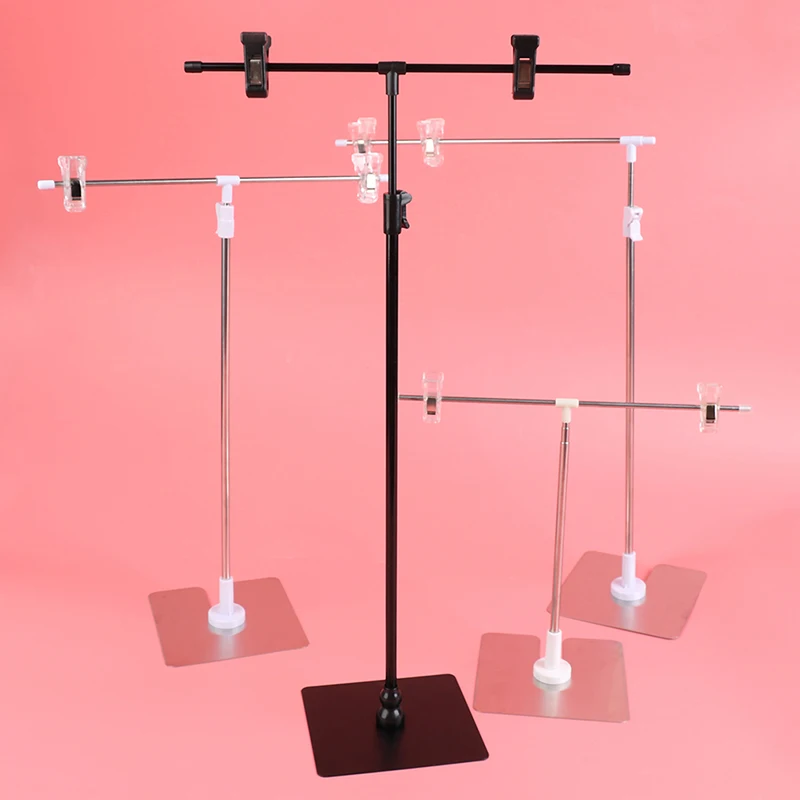 Soporte de fondo para sesión de estudio, accesorios de fondo de foto, soporte de póster cosmético, papel de fondo, marco en T, accesorios de fotografía - imagen 4