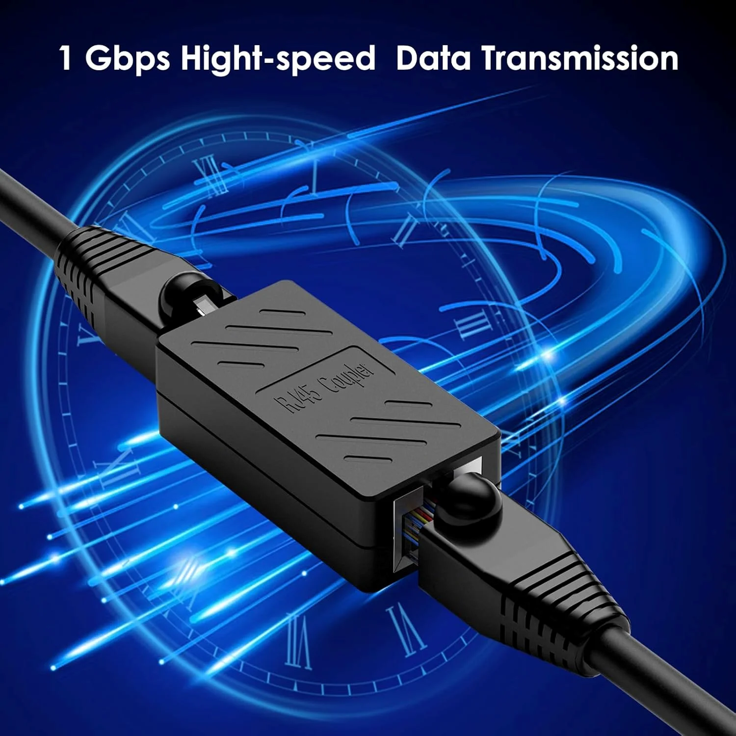 ZoeRax 1/5/10/30 Uds Gigabit RJ45 acoplador Keystone de red extensor Ethernet Cat6 Cat5e Cat5 adaptador de Cable Ethernet conector LAN - imagen 2