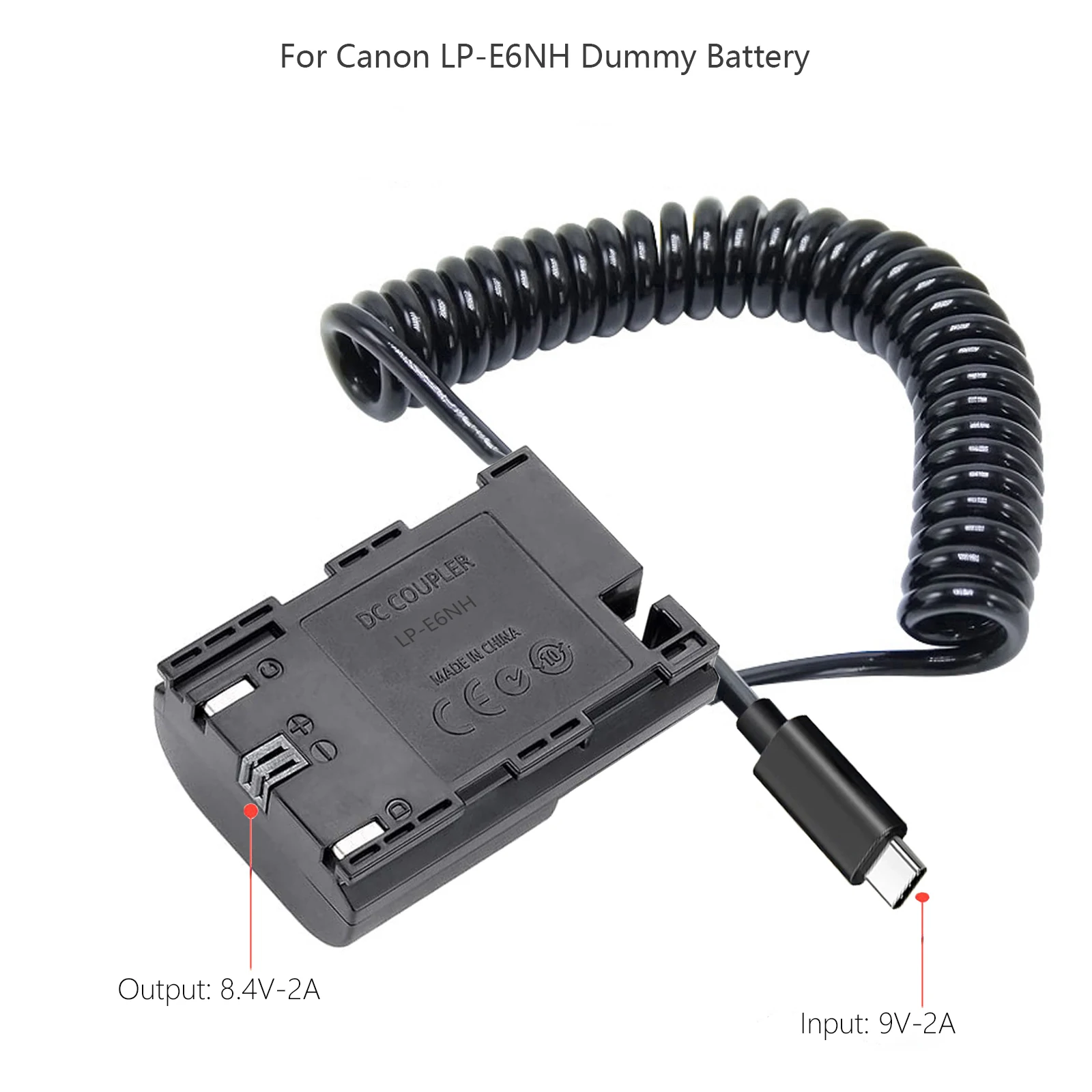 Canon Batería Ficticia USB-C para EOS R5 R6 R7 80D 90D 5D 6D 7D - imagen 5