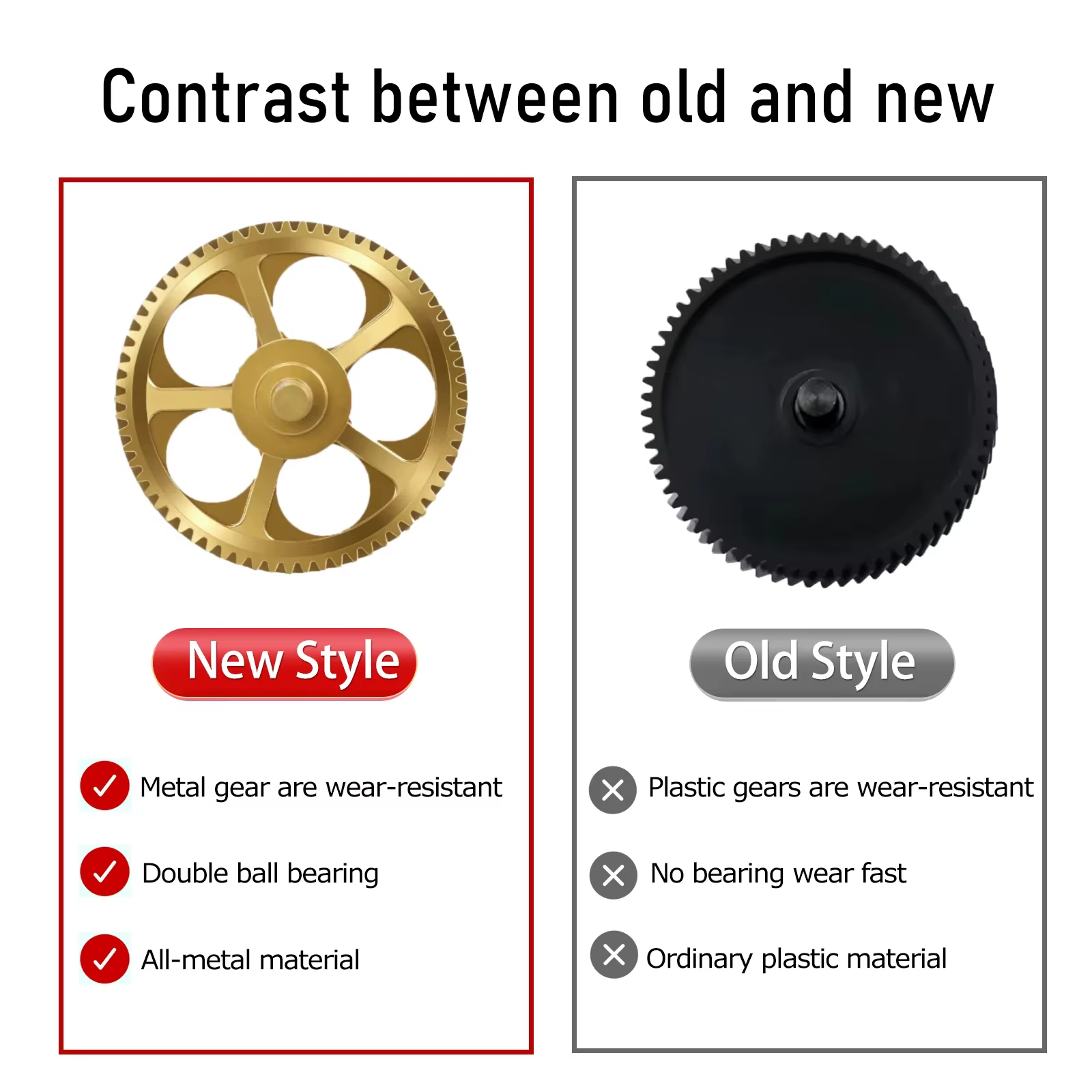 Engranaje extrusor de Metal mejorado para Bambu Lab A1 A1 Mini RNC, engranaje helicoidal de acero endurecido nanorecubierto resistente al desgaste - imagen 2