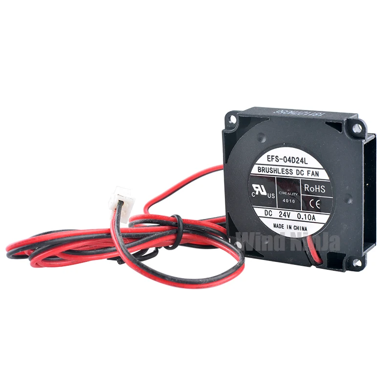 EFS-04D24L 4cm 40mm Ventilador 40x40x10mm DC24V 0.10A Ventilador de enfriamiento micro centrífugo para impresoras 3D - imagen 4