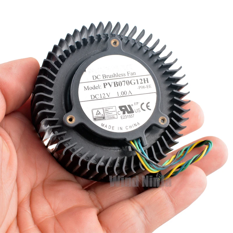 Ventilador de refrigeración de tarjeta de vídeo gráfica PVB070G12H de 65 mm compatible con GTX980Ti GTX1080ti 1080 1070 1070ti 1060 - Actualización de hardware de PC - imagen 5