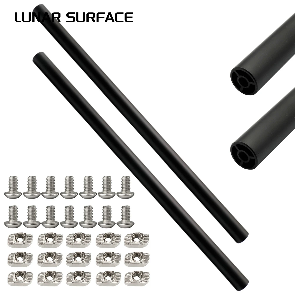 Piezas de impresora de LS-3D, Kit de varilla de tracción de soporte, juego de varillas de amarre de aleación de aluminio Compatible con Creality Ender-3/Ender-3S/Ender-3 V2 - imagen 2