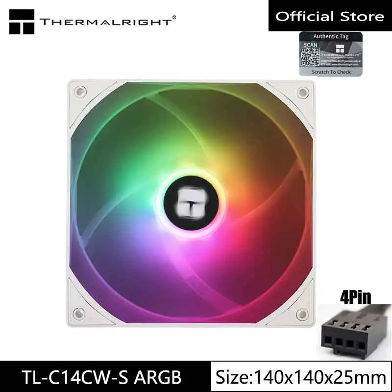 Thermalright Ventilador Refrigeración CPU ARGB PWM Sincronizable - imagen 4