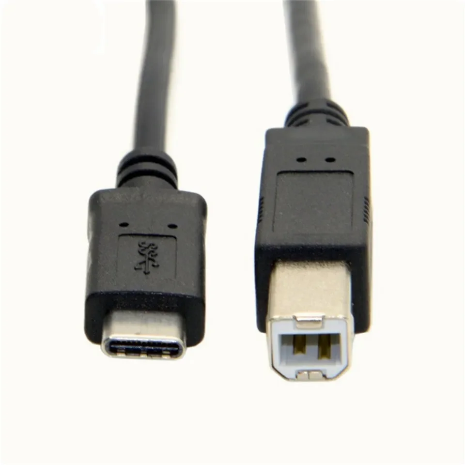 Cable de impresora tipo B a USB C Cable de impresora tipo C a USB B para MacBook Pro Cable MIDI Air para controlador MIDI controlador de DJ - imagen 2