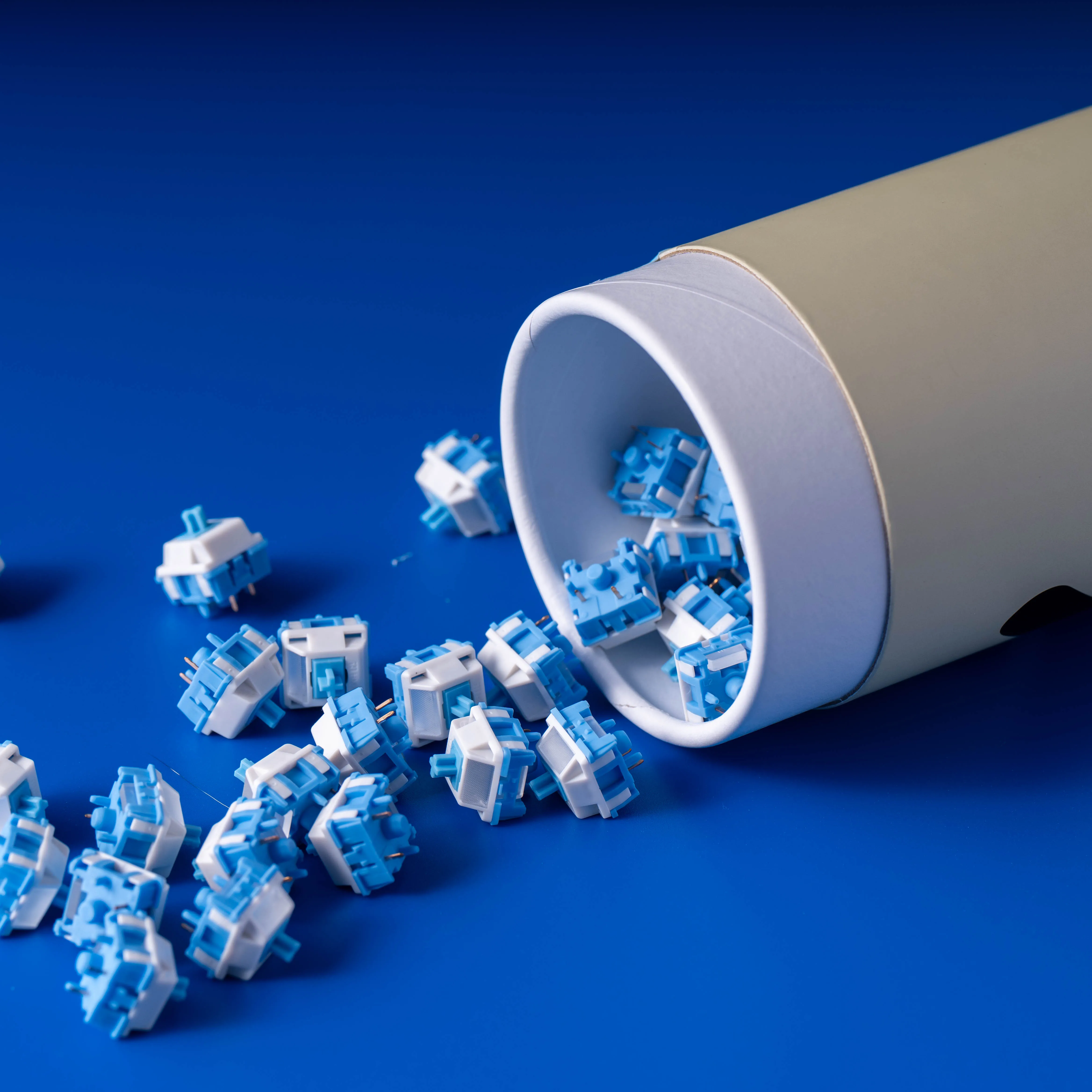 XLLAB x HMX Cloud V2 teclado mecánico interruptor lineal lubricado de fábrica nuevo molde poste conductor de luz - imagen 2