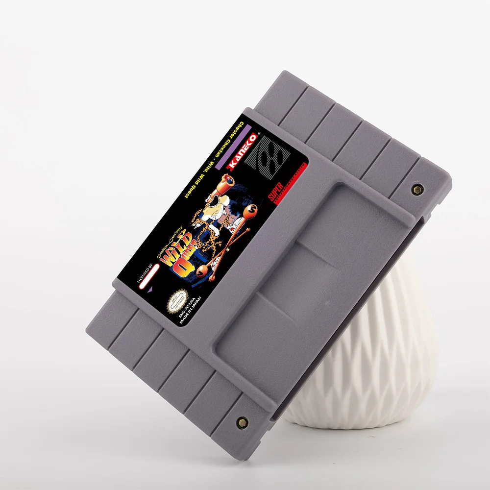 Chester Cheetah-Juego Wild Wild Quest para tarjeta de juego SNES de 16 bits para consola de videojuegos SNES versión EUR PAL para Nintendo