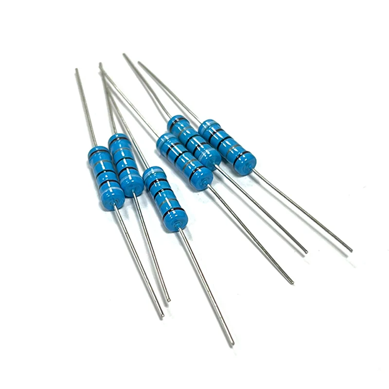 20 piezas 2W 1% 0R1 0R12 0R15 0,18 0,22 0,25 0,1 0,12 0,15 R Ohm resistencia de película metálica 0.1R-10M - imagen 3