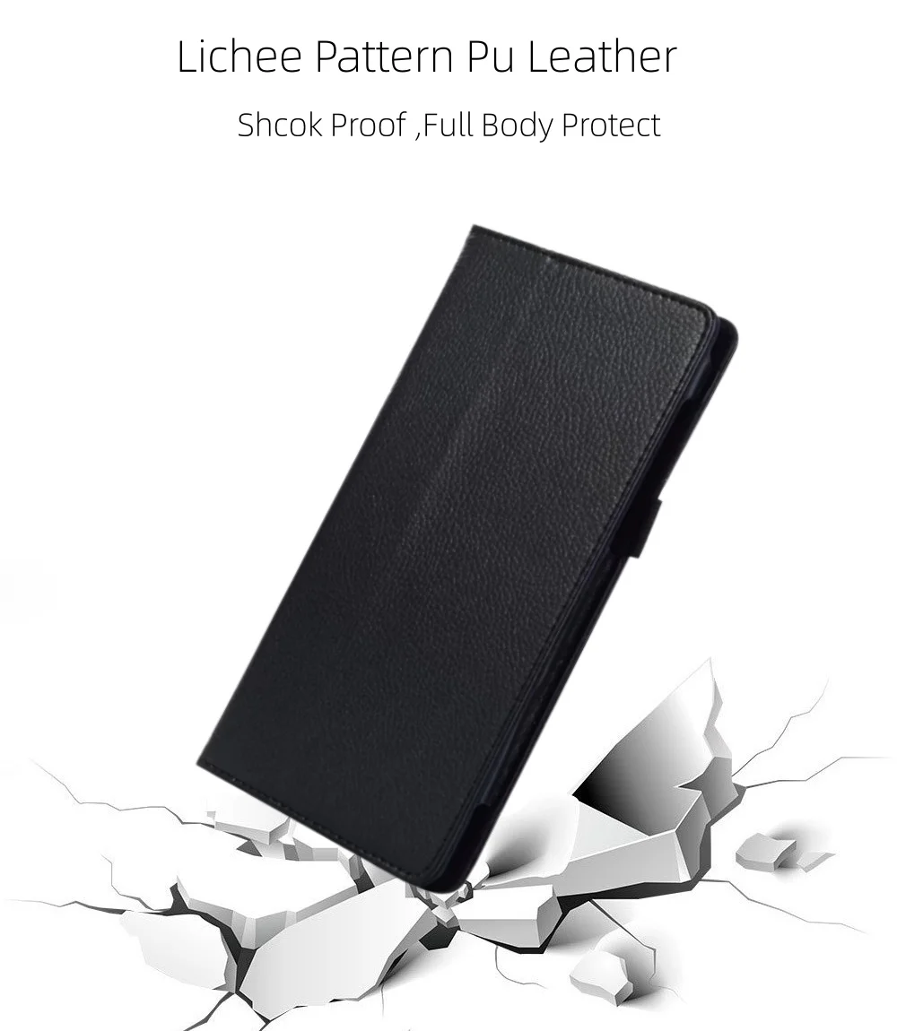 Funda para Lenovo Tab 7 Essential TB-7304F TB 7304F 7304 7304I 7304X Funda para tableta Patrón Lichee Fundas de cuero Pu con tapa - imagen 5