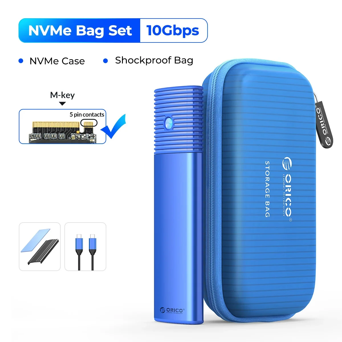 NVMe Bag Set-Blue