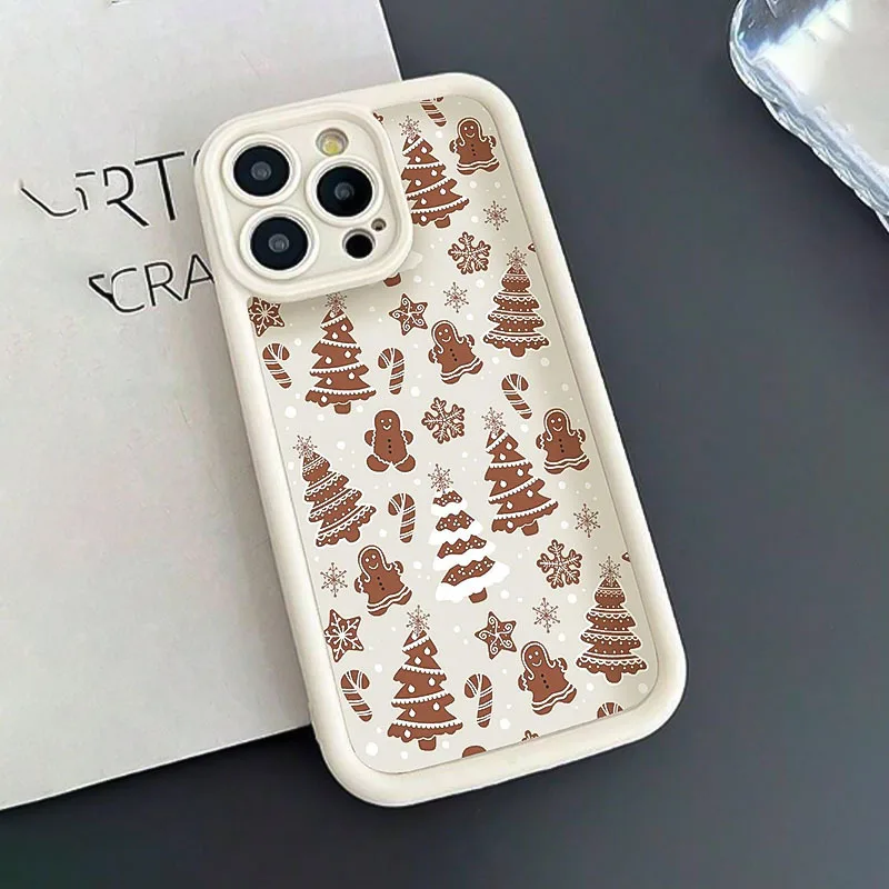 Funda de teléfono con árbol de Navidad, hombre de jengibre, para Huawei P40 P50 Mate 30 40 Nova 7 9 10 Honor 200 X7 X9 90 50 Pro 4G 5G - imagen 3