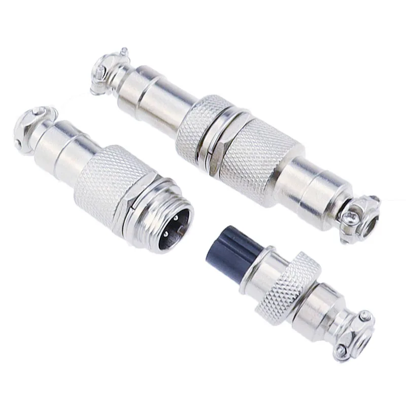 Conector de aviación GX12 2P 3P 4P 5P 6P 7P bloque de terminales fijo tipo acoplamiento móvil conector de Cable eléctrico hembra y Mal - imagen 5