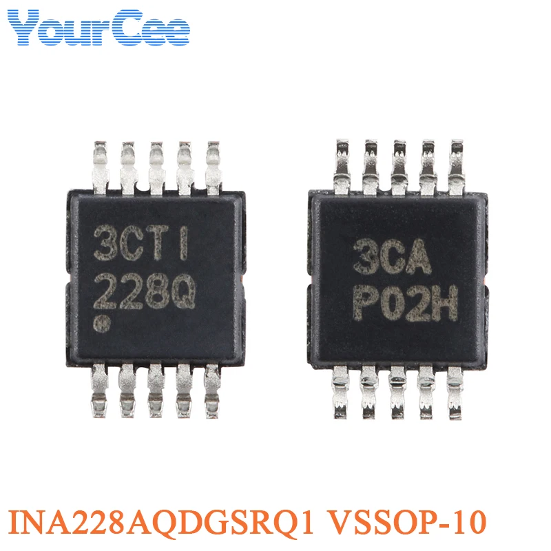 5 uds/1 pieza INA226AIDGSR AIDGSR INA226 MSOP-10 INA228AIDGSR INA228AQDGSRQ1 VSSOP-10 Chip de Monitor de potencia IC - imagen 5