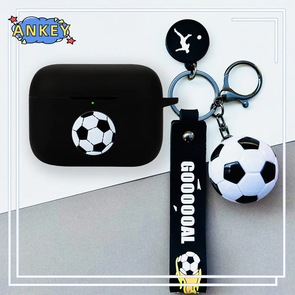 Funda de silicona para Marshall MOTIF II ANC, bonita bola para auriculares, funda protectora suave para auriculares, piel con gancho