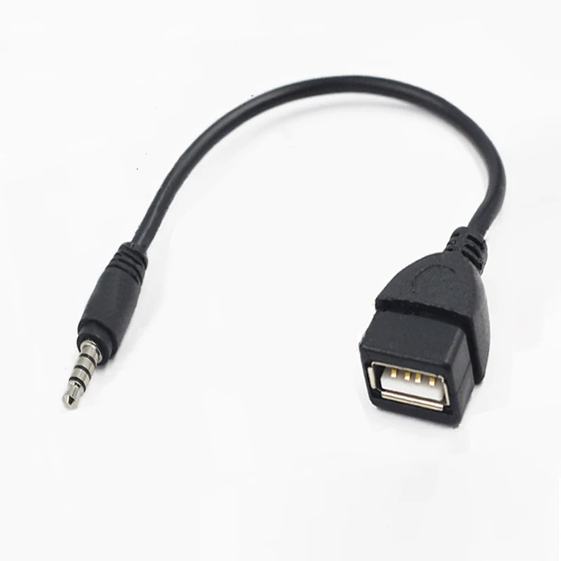 Cltgxdd-convertidor de reproductor MP3 para coche, conector de Audio auxiliar macho de 3,5mm a Cable USB hembra, adaptador para accesorios de coche MP3 - imagen 4