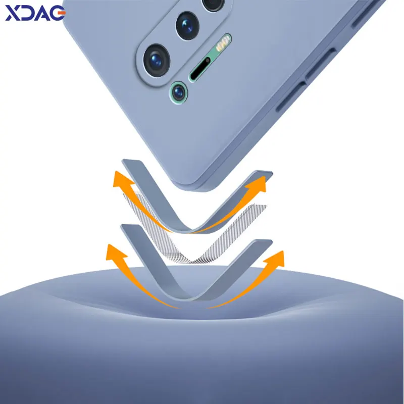 Funda trasera líquida cuadrada Original para OnePlus 8 8T Pro 5G UW funda de teléfono impermeable de silicona suave One Plus OnePlus8 8Pro Fundas - imagen 3