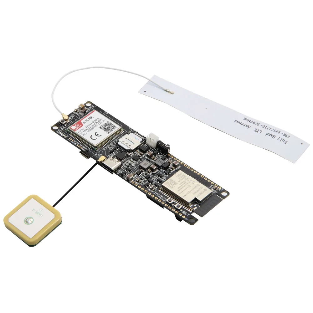 Placa de desarrollo T-A7670G/E/SA R2 4G, módulo SIM LTE CAT1, ESP32, compatible con GSM/G PRS/EDGE, tarjeta TF, A7670G, A7670E, A7670SA - imagen 2