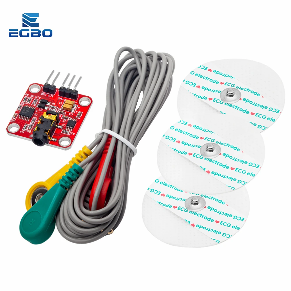 Módulo de Sensor eléctrico muscular EGBO, señal analógica muscular, colección de señales crudas EMG, Kit de desarrollo electrónico para Arduino - imagen 4