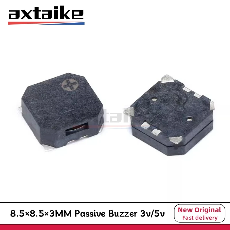5 uds 3V 5V 8,5 × 8,5 × 3MM zumbador pasivo zumbador magnético antipérdida 8,5*8,5*3MM altavoz para Arduino Electro Kit SMD 8530
