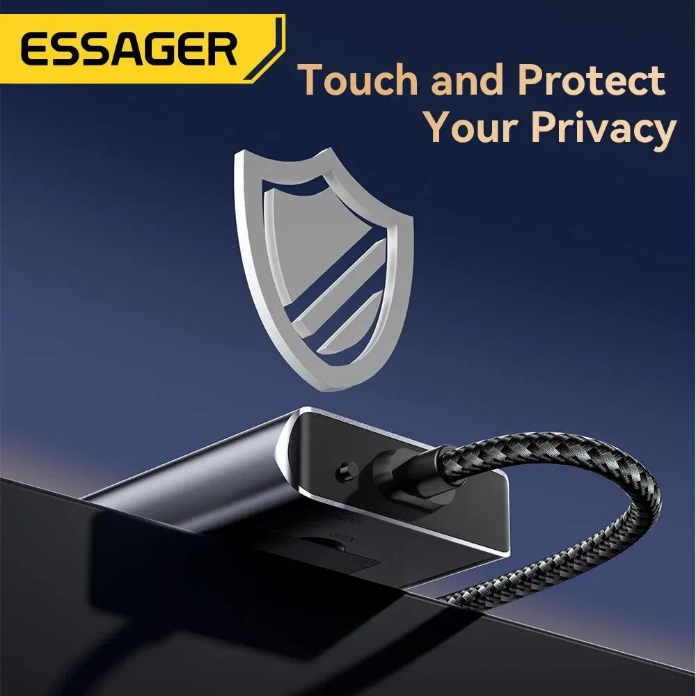 Essager-Hub USB 8 en 1 con función de almacenamiento de disco, estación de acoplamiento de ordenador portátil Compatible con USB tipo c a HDMI para Macbook Pro Air M1 M2 - imagen 5