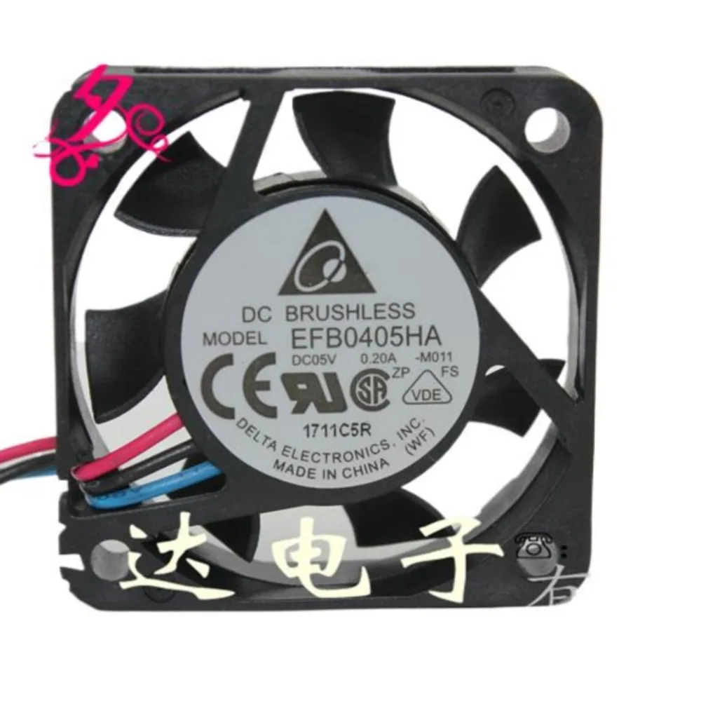1 Uds EFB0405HA 4010 4cm 5V 0.20A ventilador de refrigeración de velocidad de tres cables - imagen 2