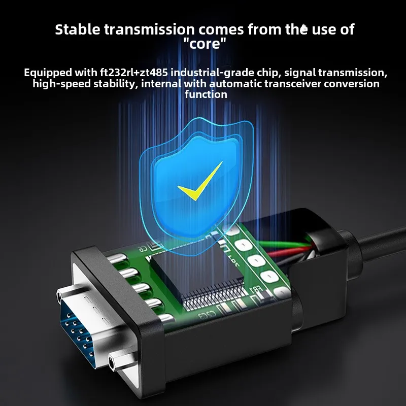 Accesorios electrónicos USB a puerto serie RS485/422, Cable de datos, batería, PLC, línea de configuración de depuración FT232 - imagen 3