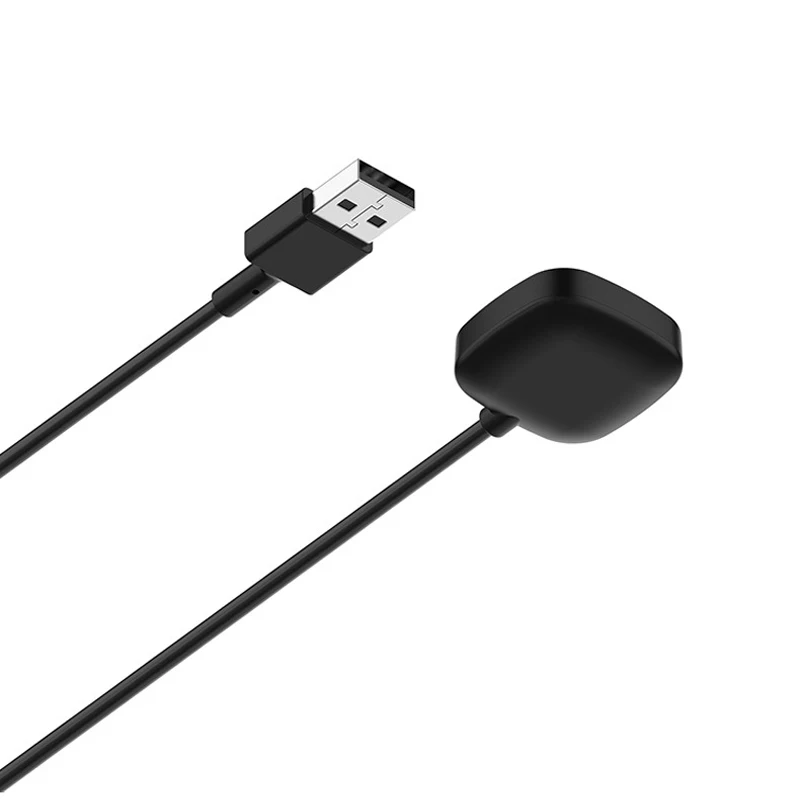 Cable adaptador de base de cargador magnético USB portátil de 1m para Fitbit Versa 3/2 potencia de carga rápida Fitbit Sense/2 accesorios para reloj inteligente - imagen 3
