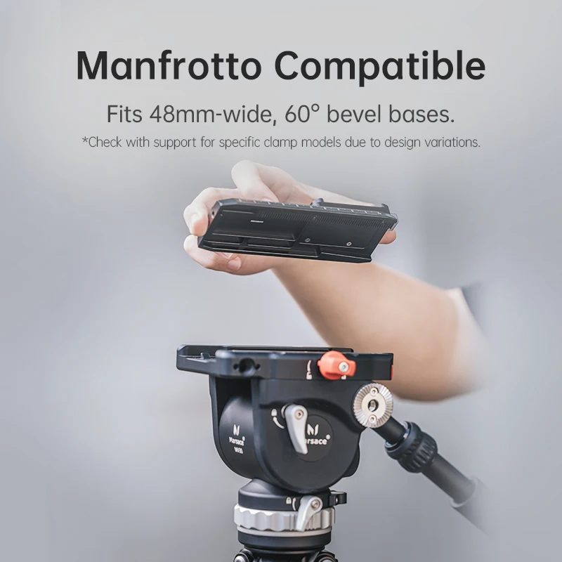 Ulanzi F38 Kit de placa de liberación rápida V2 para DJI RS4 / RS4 PRO / RS3 / RS3 Pro / RS2 / RSC2 Arca Swiss DSLR Placa de cardán Base QR - imagen 3