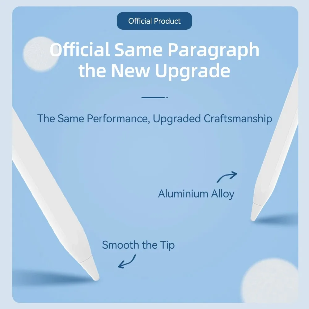 Lápiz óptico para Apple Pencil 2025 iPad Air 6 11 13 M2 M3 Pro 13 11 M4 5/6/7/8/9/10th Gen Air 3/4/5/6 Mini 6 7 - imagen 5