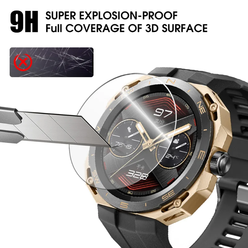 Vidrio templado para Huawei Watch GT 3 GT2 GT3 Pro 46mm GT3 SE GT Runner Smartwatch HD Protector de pantalla transparente película a prueba de explosiones - imagen 4