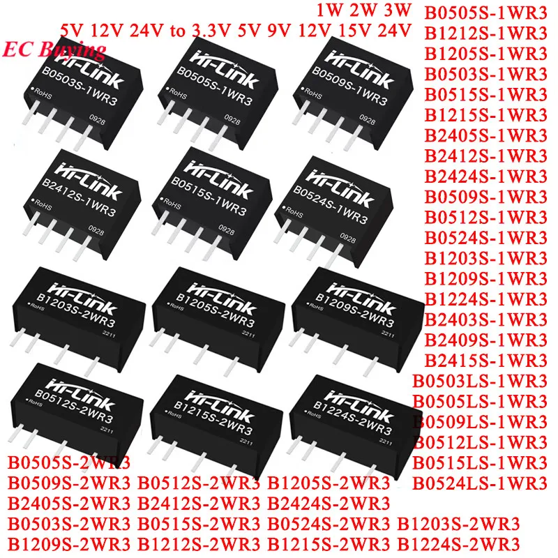 Hi-Link Convertidor DC-DC 5V a 3.3V – Regulador de Alimentación - imagen 2