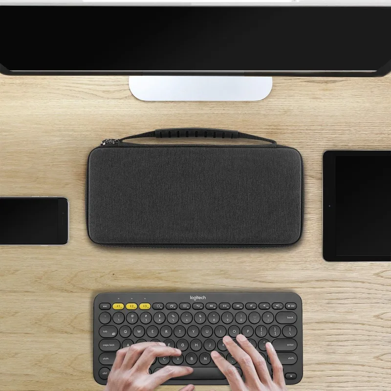 MiFuny-Bolsa de almacenamiento para teclado mecánico, bolsa de almacenamiento para ratón, estuche antipolvo portátil para organizador de teclado k380, accesorio para teclado - imagen 5