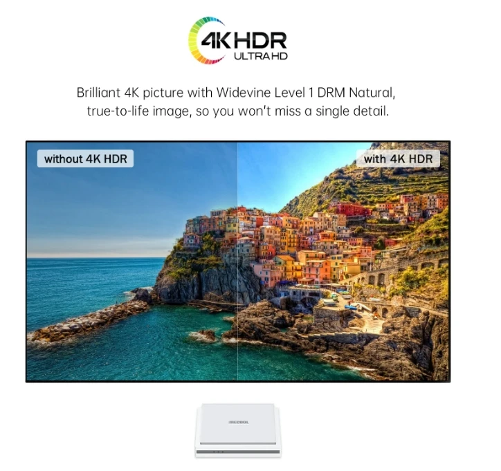 [Genuino] la más nueva edición de lujo MECOOL KM2 PLUS DELUXE 4K ATV caja de TV certificada la mejor caja de TV inteligente de Google 4GB 32GB 1000M LAN WIFI6 - imagen 5