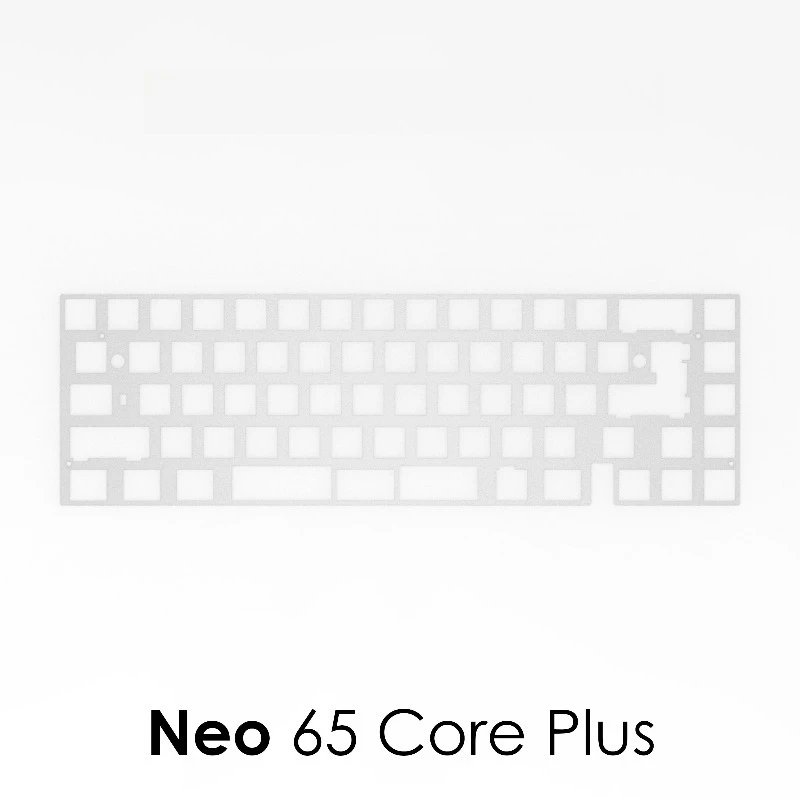 Placa de teclado Neo65 Core Plus, placa de posicionamiento de teclado de aluminio PP PEI para PC, accesorios de teclado mecánico para juegos y oficina