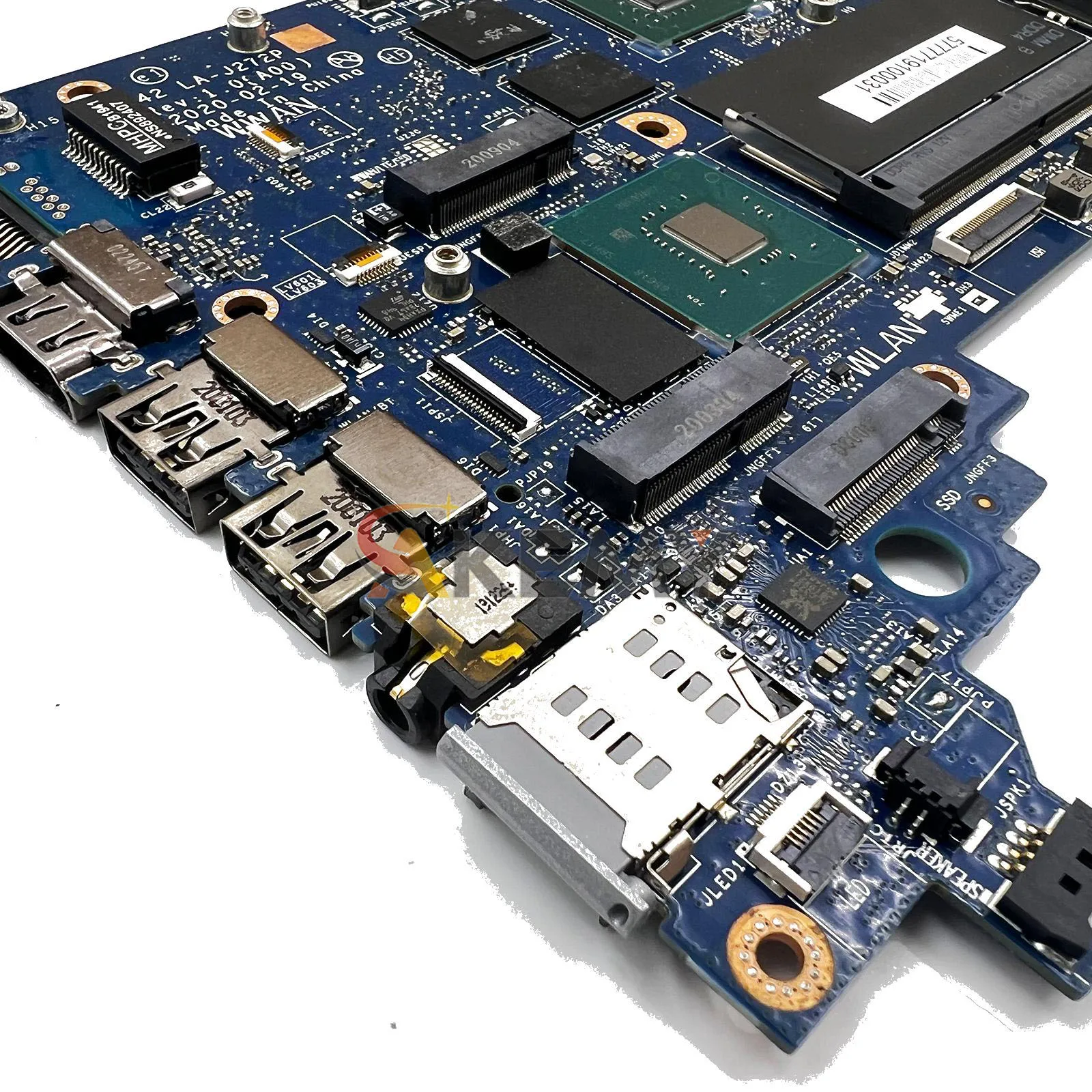 Placa base FDV42 LA-J272P para la placa base del ordenador portátil Dell Latitude 5411 I5-10400H I7-10850H CPU placa base DDR4 100% probado OK - imagen 4