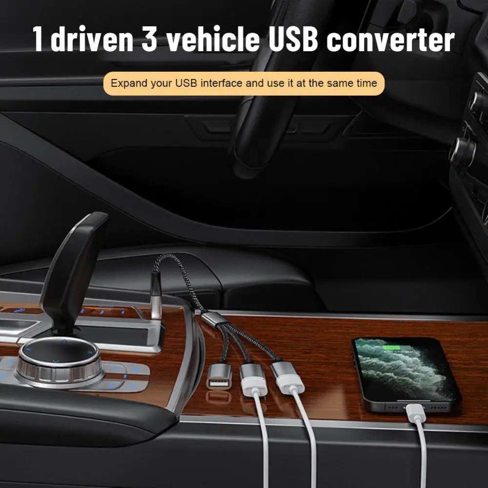 Estación de acoplamiento, convertidor de 4 puertos, divisor de Cable Usb Otg, transferencia de alta velocidad, adaptador múltiple, divisor Usb 2,0, 4 puertos portátiles - imagen 4