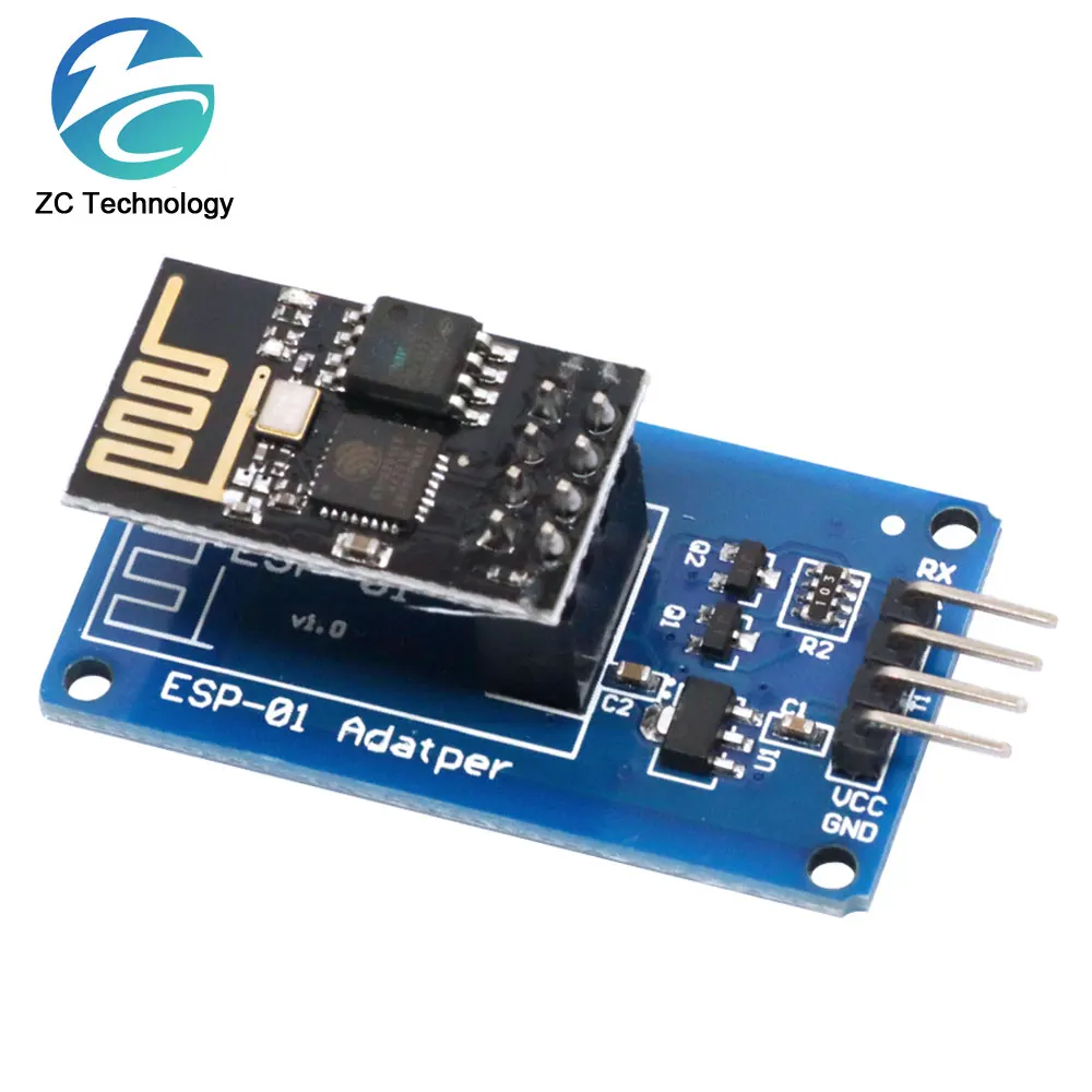 Módulo adaptador inalámbrico WiFi ESP8266, serie ESP-01, 3,3 V, 5V, Esp01, Breakout, adaptadores PCB, Compatible con Arduino