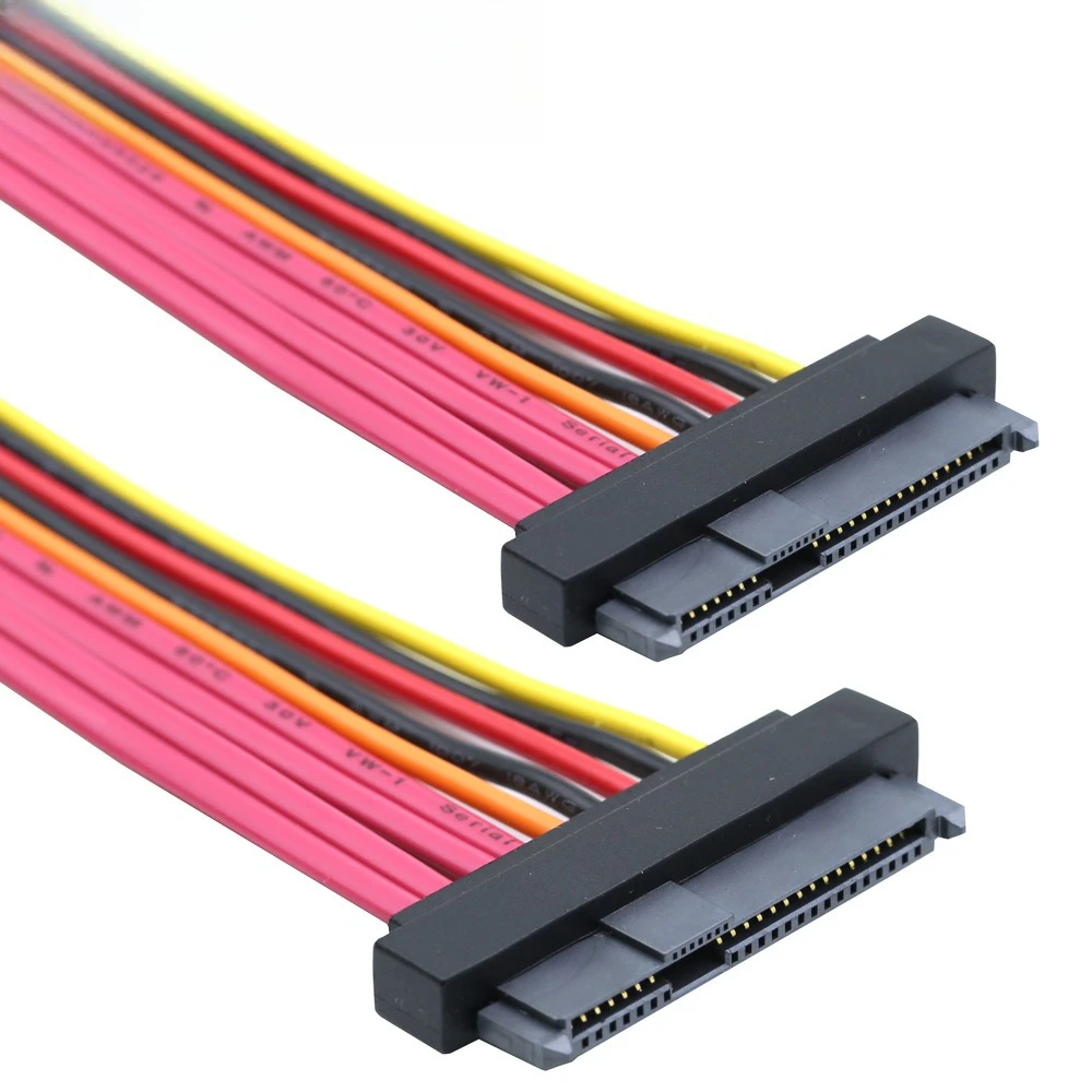 MINI SAS SFF-8482 29Pin hembra a maestra Cable de alimentación Servidor Disco Duro Cable Longitud Opciones 0.5M 1M - imagen 2