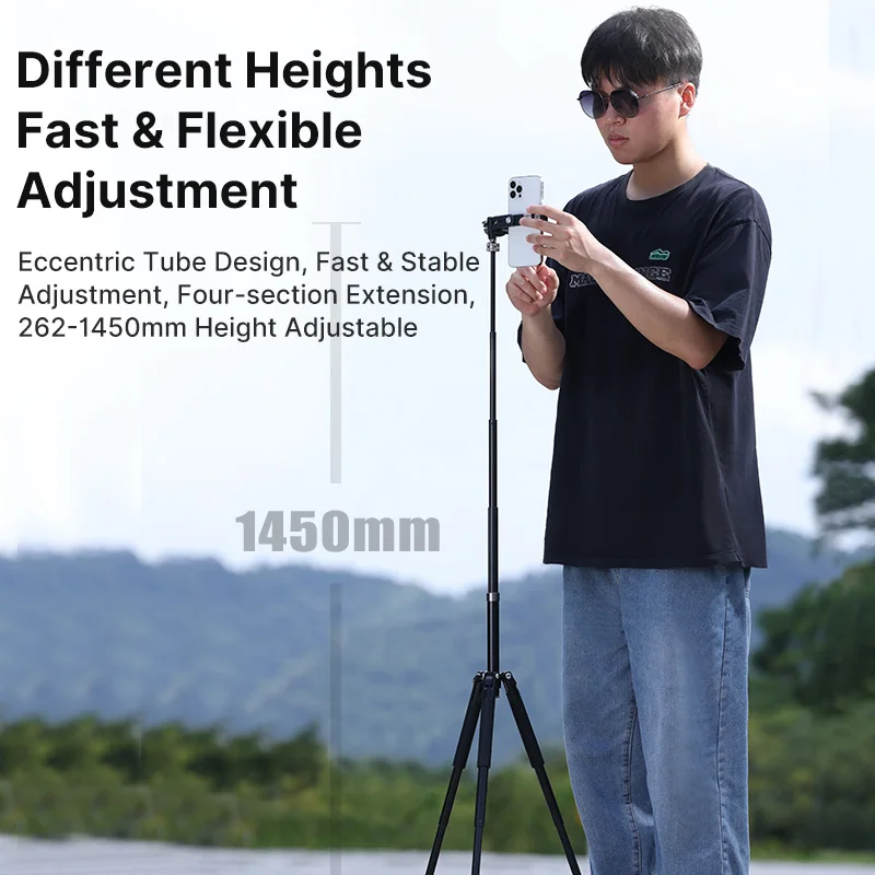Ulanzi MT-63 Trípode Mini Aluminio para Smartphone - imagen 5