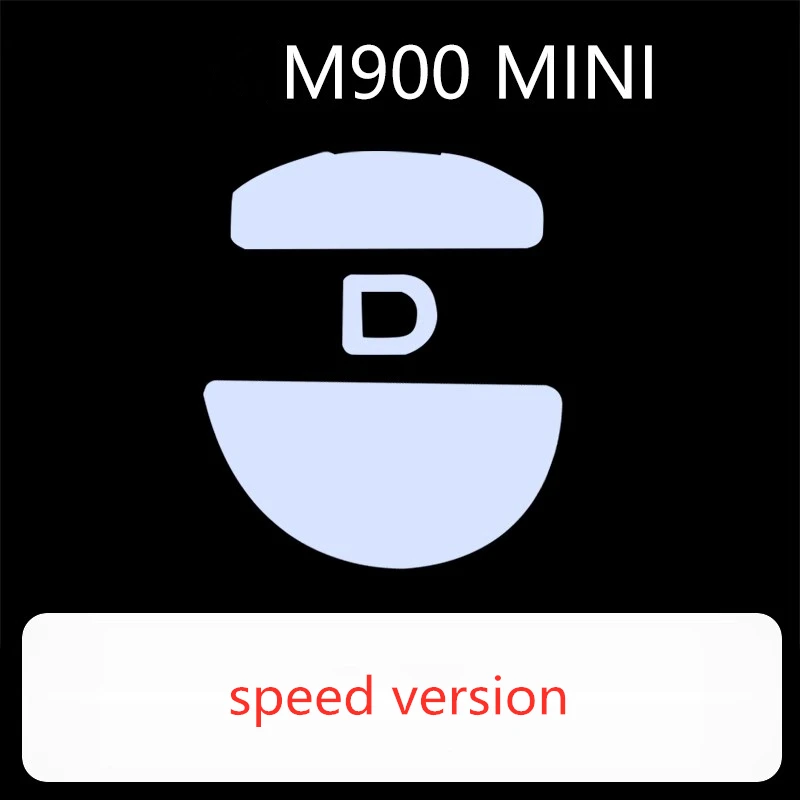 1 Juego de patines de ratón ultrafraglide para DULEX M900 Mini Control de frenos velocidad silenciador pies versión ICE ratones deslizan pies de PTFE 0,75mm - imagen 2