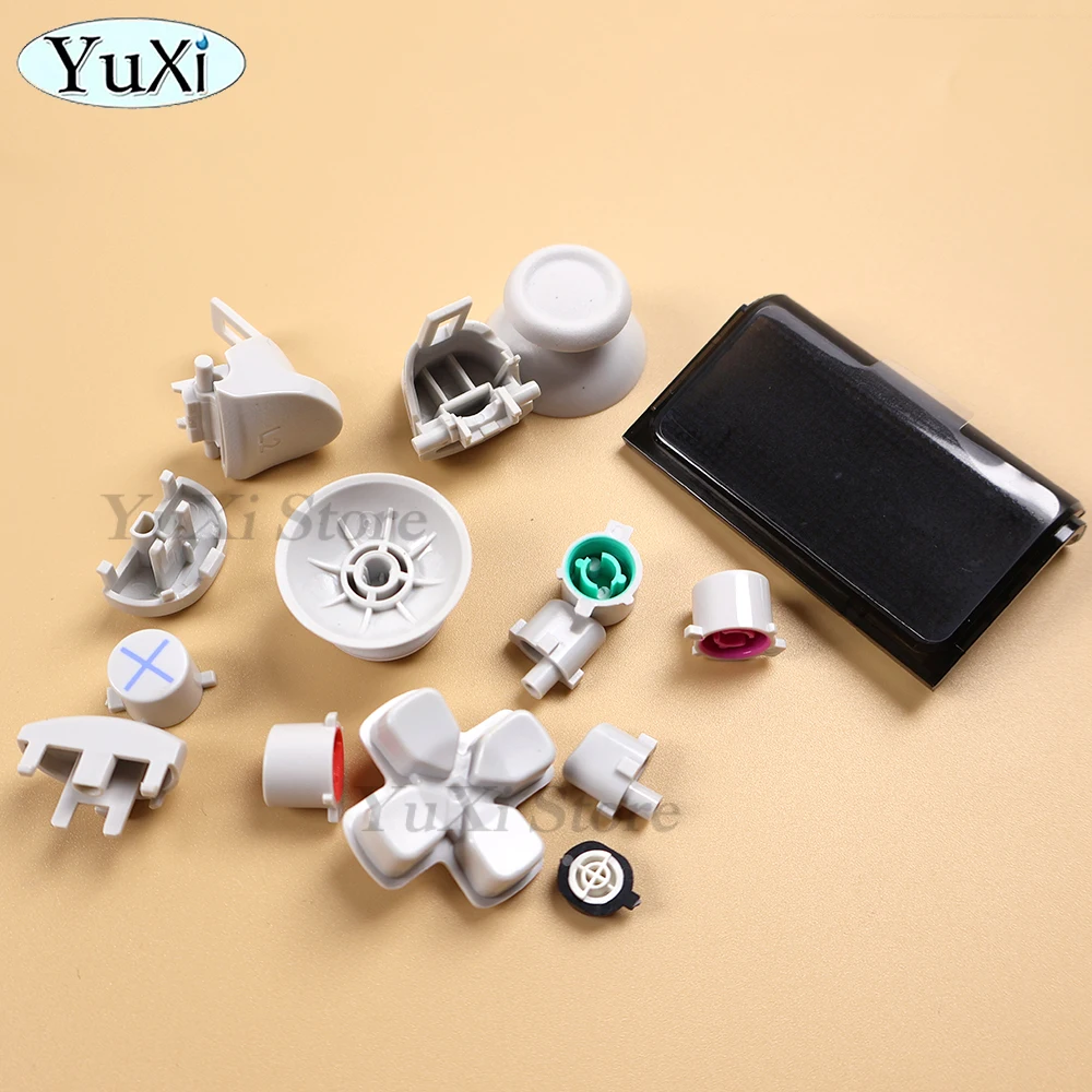 Para PS4 Pro Slim botones completos tapa de Joystick 3D táctil d-pad R1 L1 R2 L2 tecla de dirección ABXY botones para PlayStation 4 JDS-040 JDM-0 - imagen 5