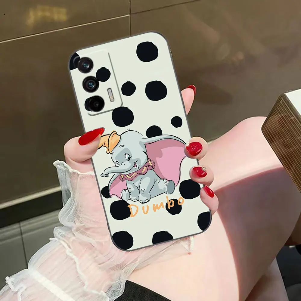 Funda de teléfono personalizada Disney Dumbo Smitty para Realme C75 C65 C63 C55 C53 C35 C33 C30 C21Y C21 C20 C15 C11 GT NARZO 50 50I Funda