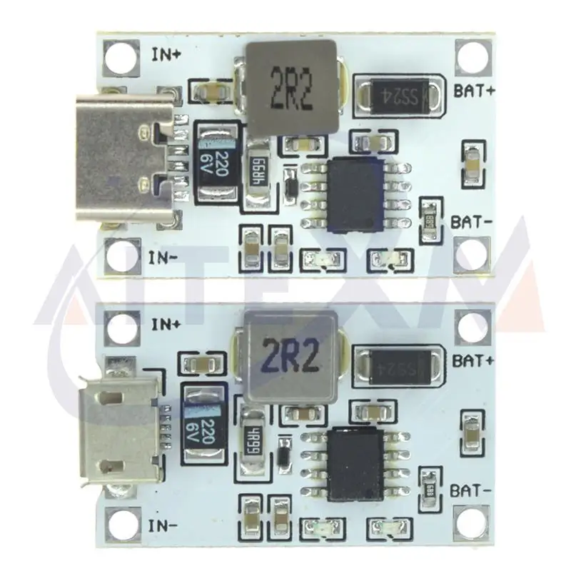 Módulo de carga de batería de litio 2S 7,4 V 8,4 V Micro/tipo C placa de carga de refuerzo USB 5V 2A a 8,4 V carga dos baterías nuevo