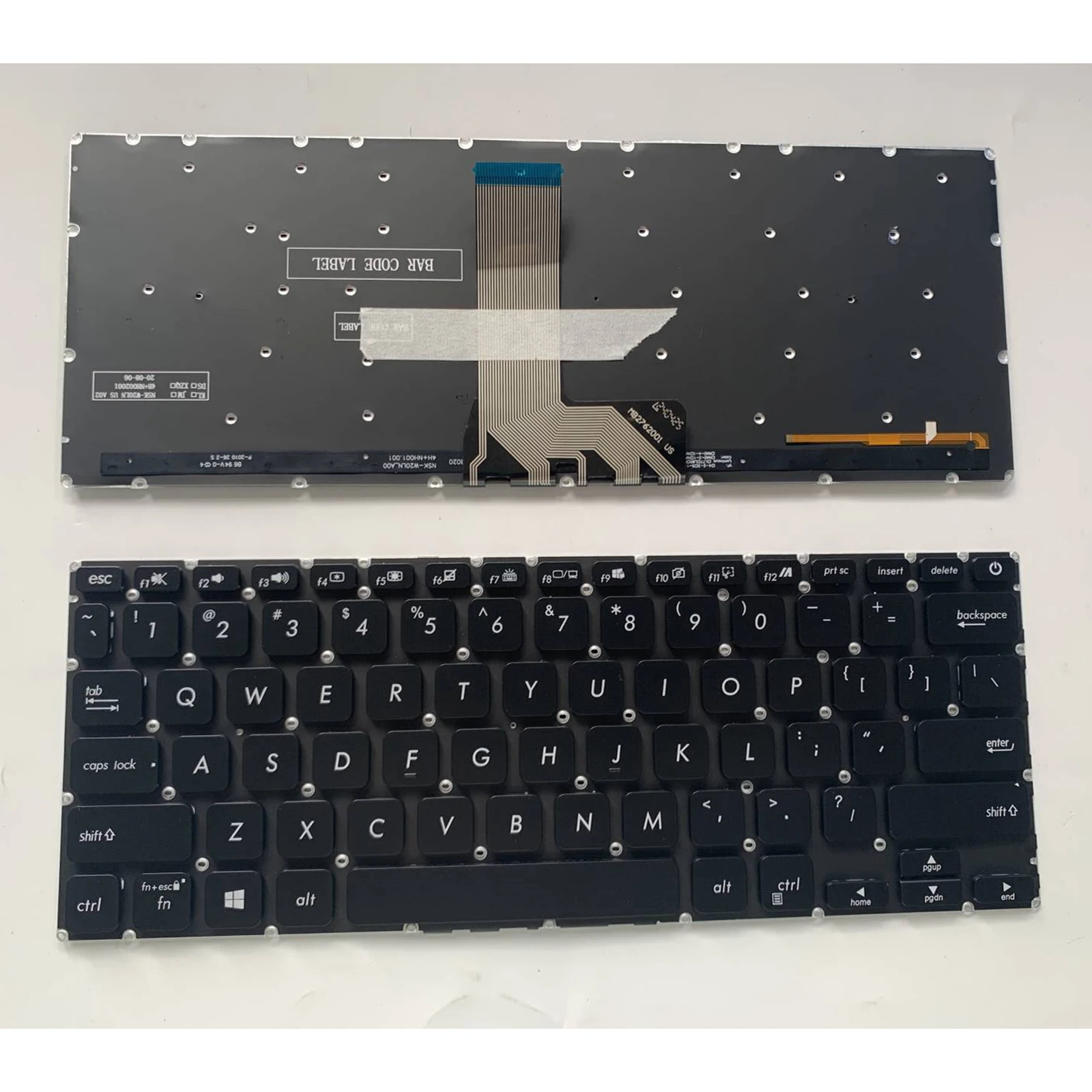 Teclado de ordenador portátil con diseño estadounidense para Asus VivoBook 14 X415JA X415JANS X415JF X415JP X415EA X415EA