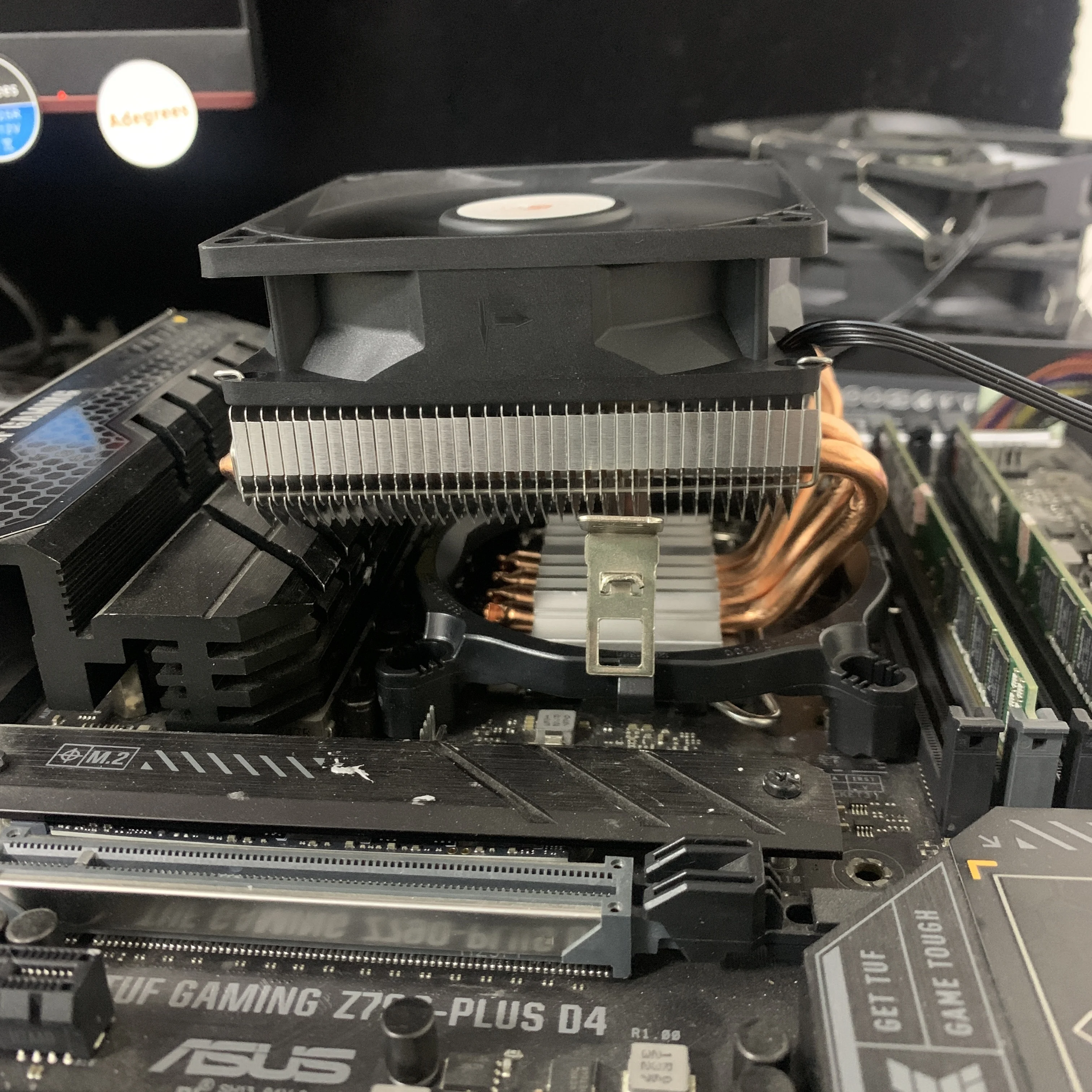 4 tubos de calor CPU enfriador de aire PC radiador 90MM 4PIN PWM ventilador para Intel LGA 115X 1700 775 1200 AMD AM3 AM4 AM5 Ventilador - imagen 4